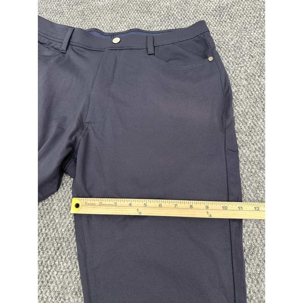 Collars & Co Men's 36x30 CEO Tech Pull On Pants Chino Navy Blue Stretch - New - Picture 11 of 14